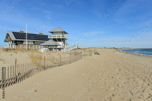 East Matunuck State Beach in South Kingstown  Rhode Island  USA.