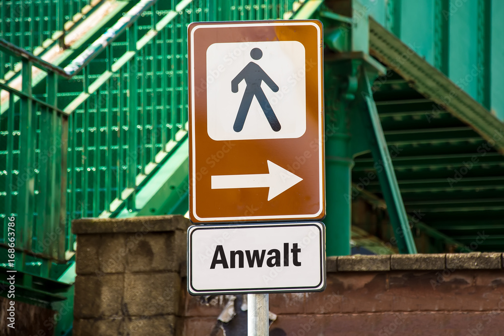 Schild 224 - Anwalt