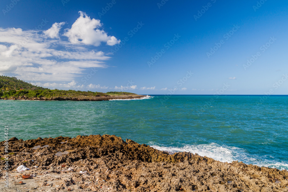 Coast in Baracoa, Cuba
