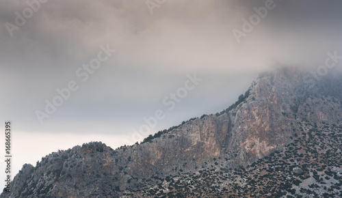 Mountain ridge landscape
