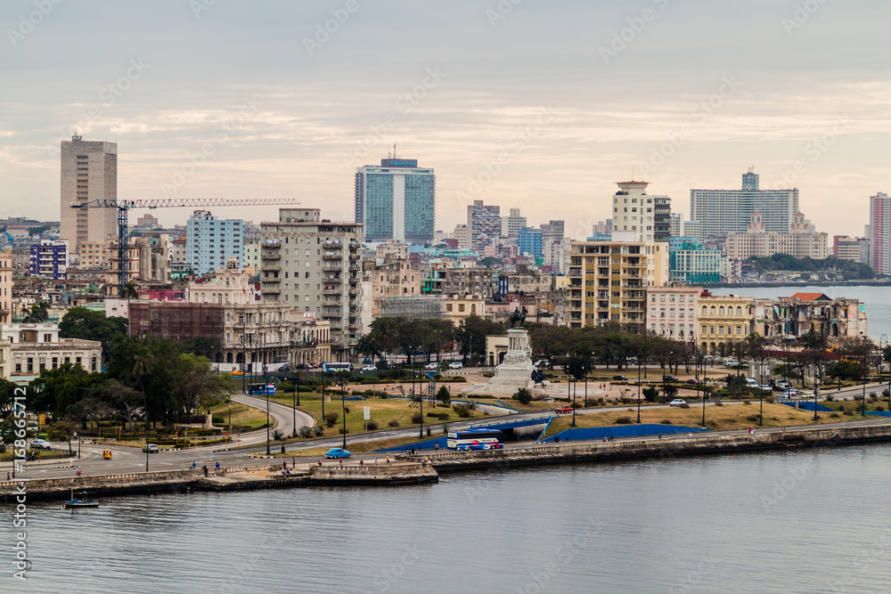 Obraz premium Skyline of Havana, Cuba