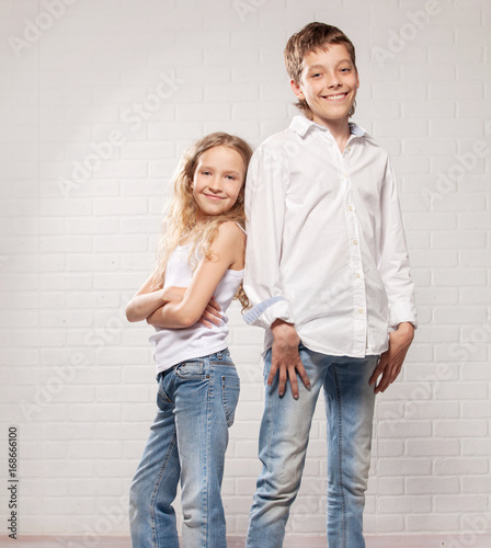 Children in jeans © Tatyana Gladskih