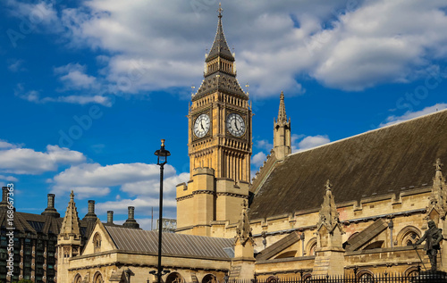 The Big Ben clock tower in London, UK. photo