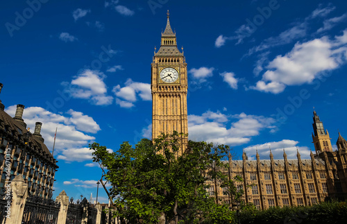 The Big Ben clock tower in London, UK.