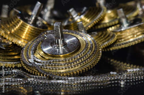 Watch Repair: Vintage Pocket Watch Fusee Chain Coiled Around the Fusee Cone
