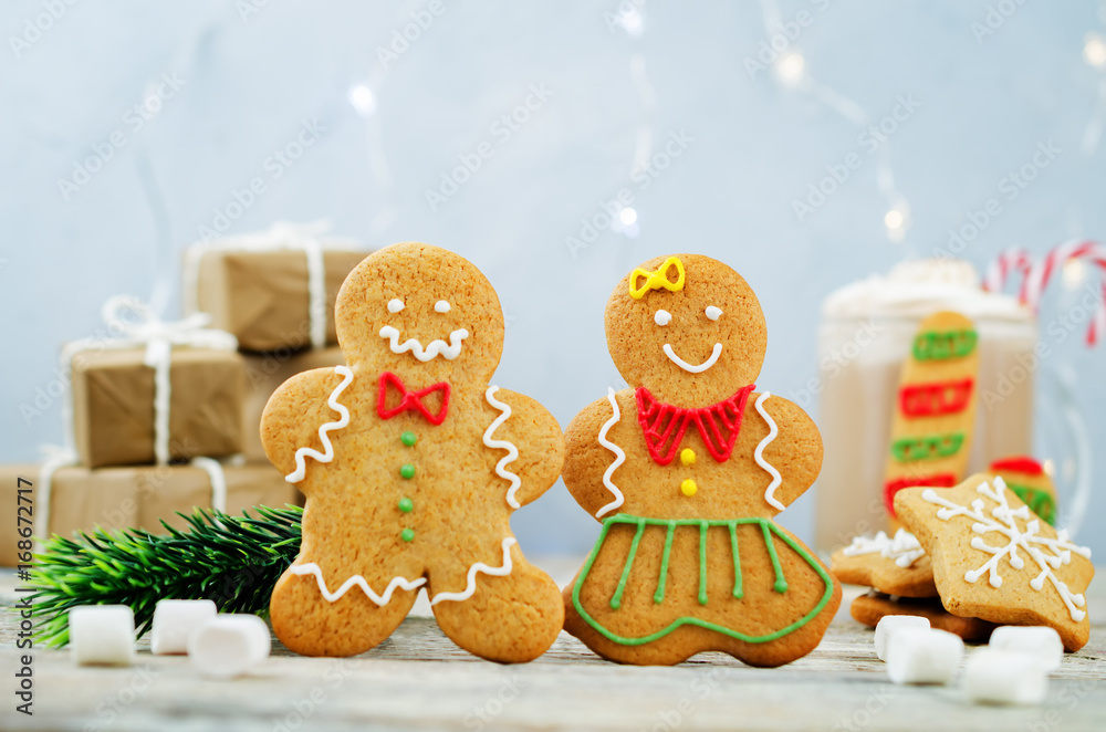 Fototapeta premium Gingerbread cookies