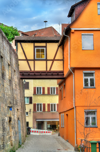 Typical half-timbered houses in Tubingen - Baden Wurttemberg  Germany