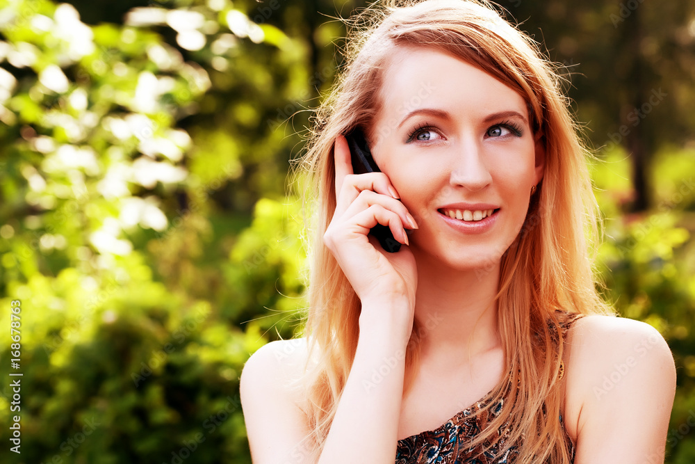 Woman using mobile phone Woman using mobile phone