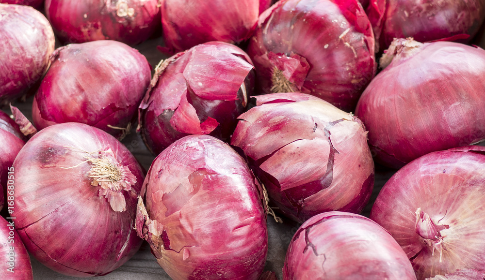 Fresh Picked Red Onions