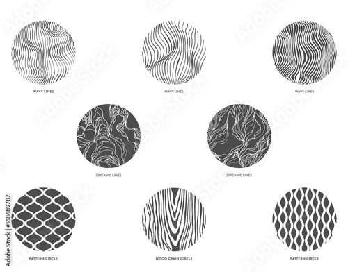 Circle Lines and Pattern
