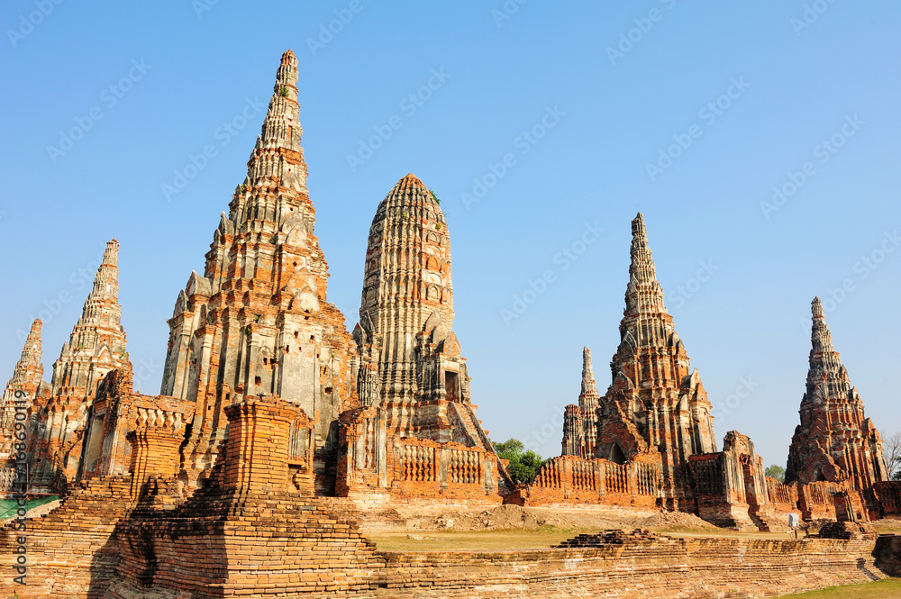 Wat Chai Watthanaram, Ayutthaya,Thailand. Wat Chai Watthanaram, Ayutthaya,Thailand.