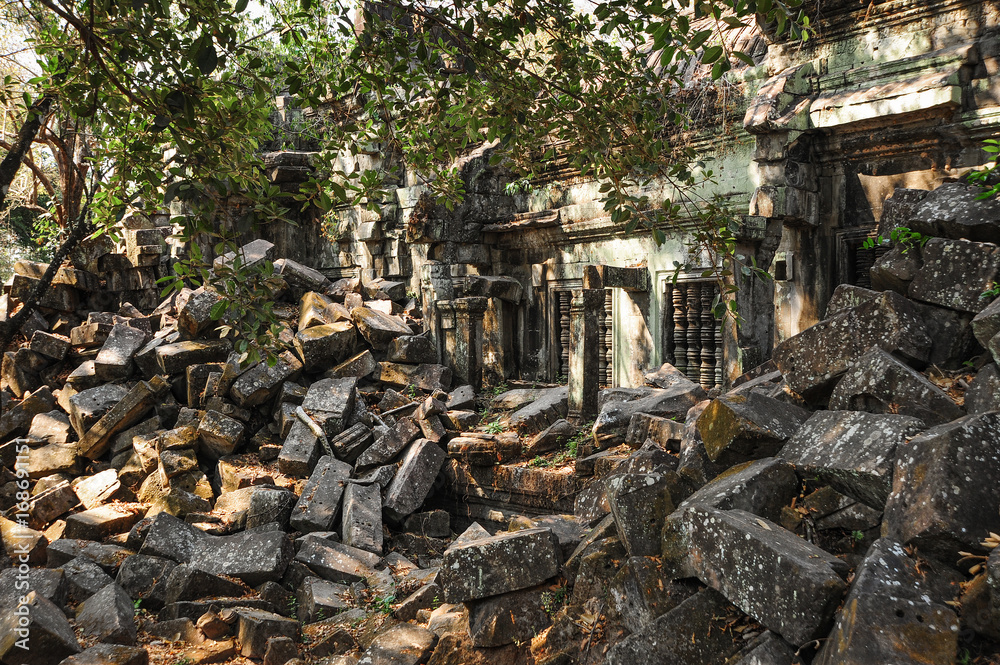 Beng Mealea scenery in Angkor, Cambodia