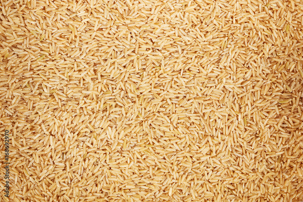 healthy unpolished brown rice for pattern and background healthy unpolished brown rice for pattern and background