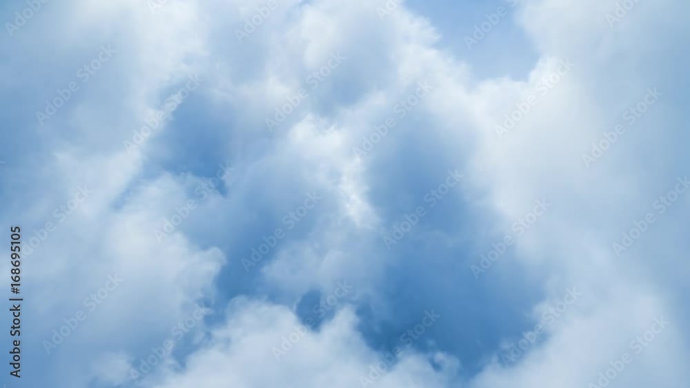 Flying through the clouds loop