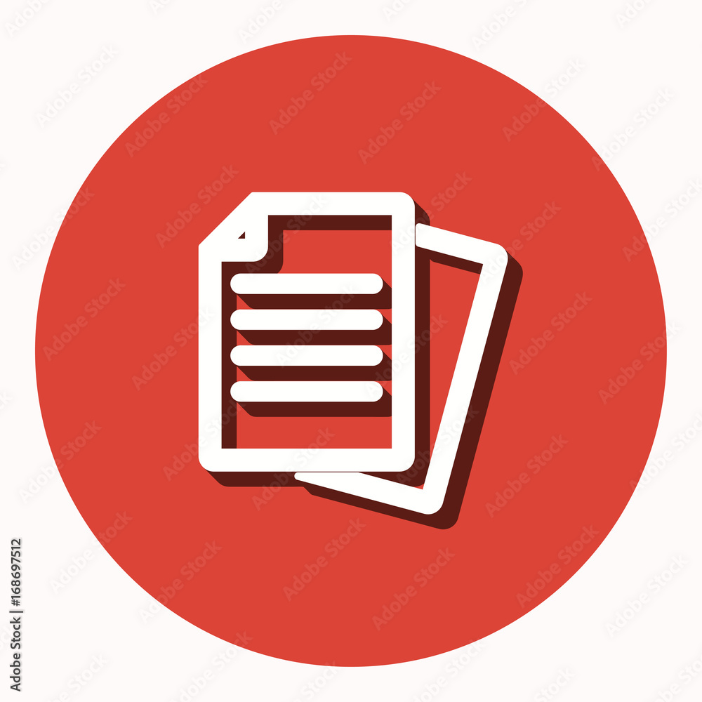Document - vector icon. Document - vector icon.