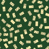 Domino Seamless Pattern. Board Game Texture