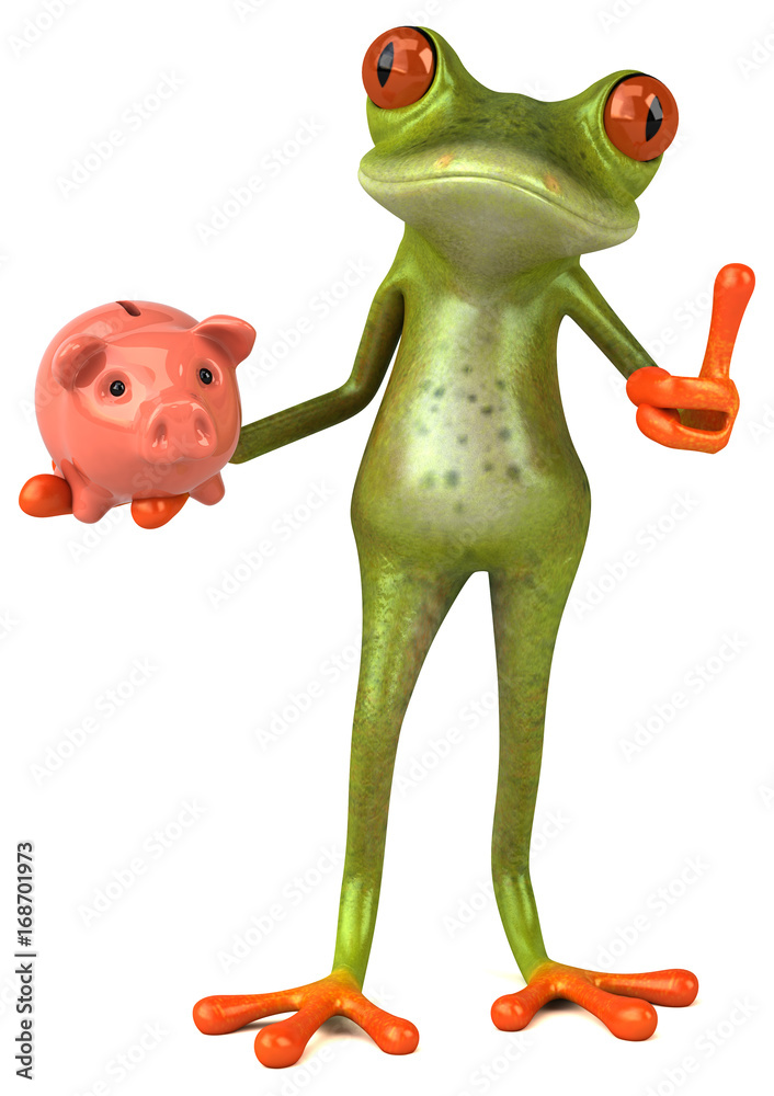 Naklejka Fun frog
