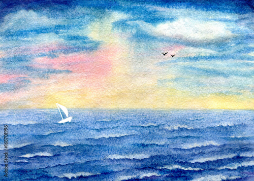 Storm at sea