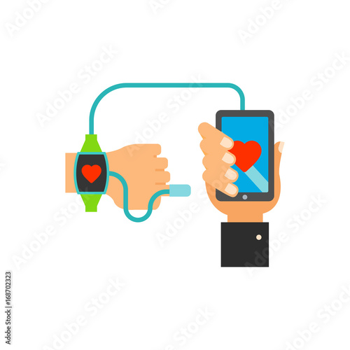 Tracking health icon