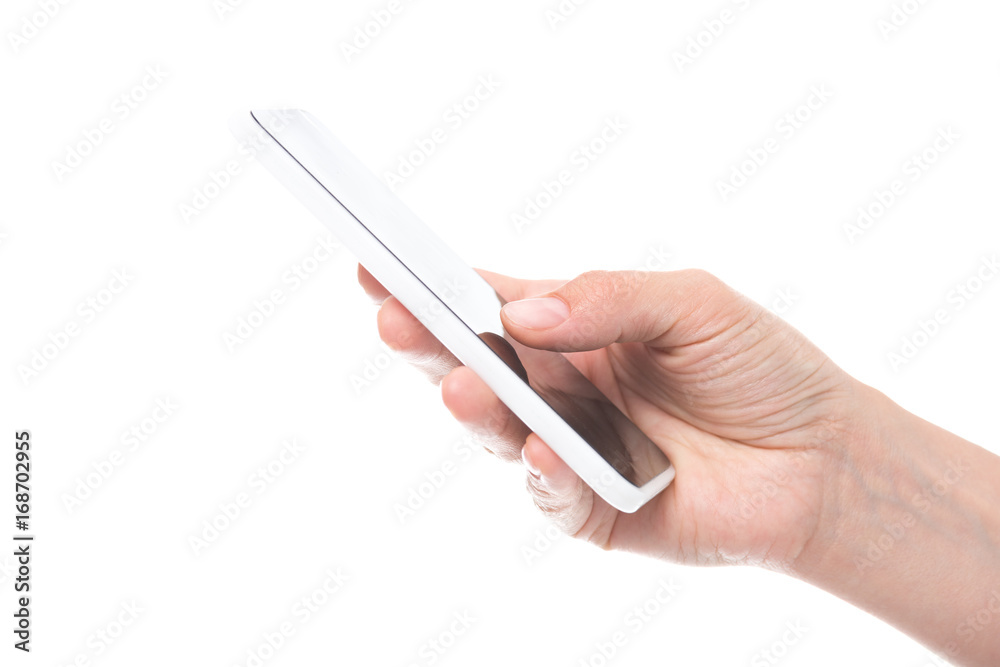 hand holding smartphone hand holding smartphone