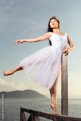 Ballet dancer outdoor