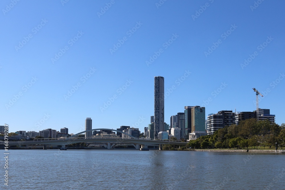 View at Brisbane from a citycat