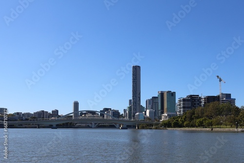 View at Brisbane from a citycat