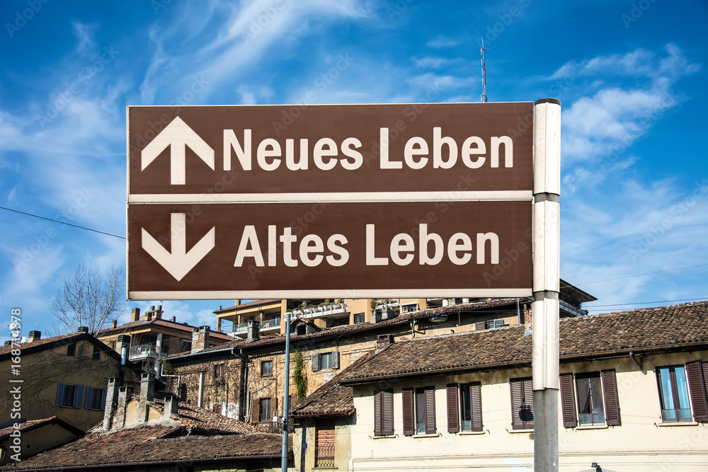 Fototapeta premium Schild 230 - Neues Leben