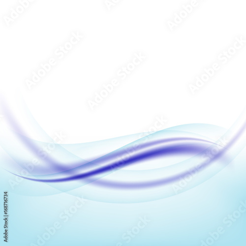Blue curve abstract background vector illustration