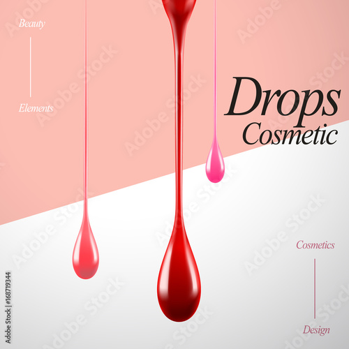 Lip gloss drops
