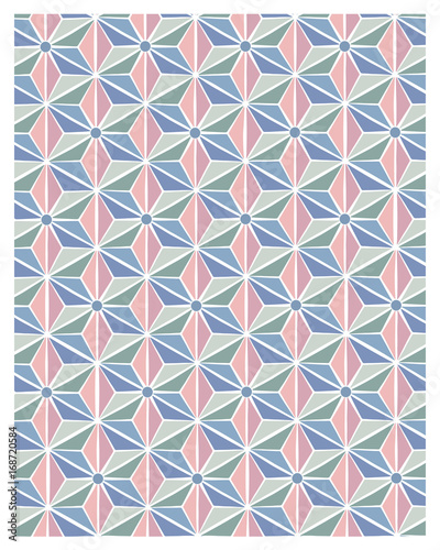 Pastel abstract background with geometric elements
