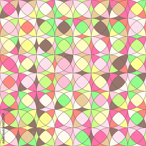 vector mosaic seamless pattern. Geometric texture concept. 005