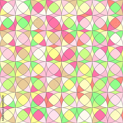 vector mosaic seamless pattern. Geometric texture concept. 004