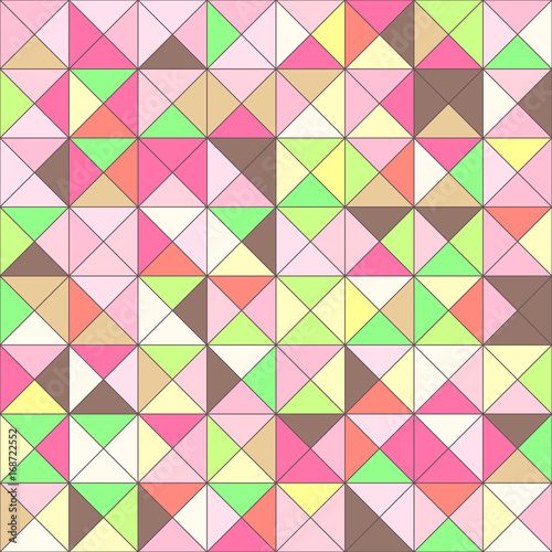 vector mosaic seamless pattern. Geometric texture concept. 001