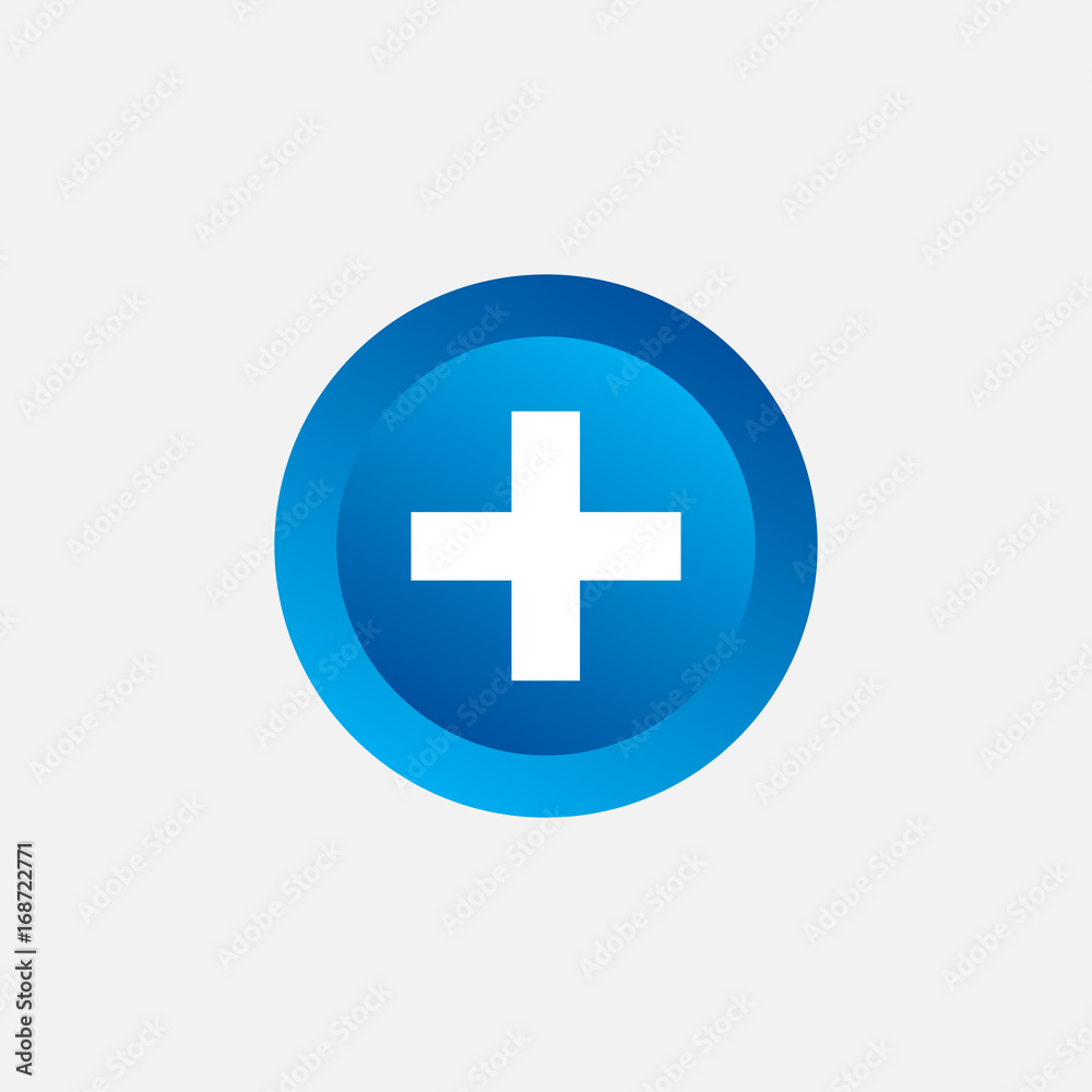 Fototapeta premium medical cross healthcare icon