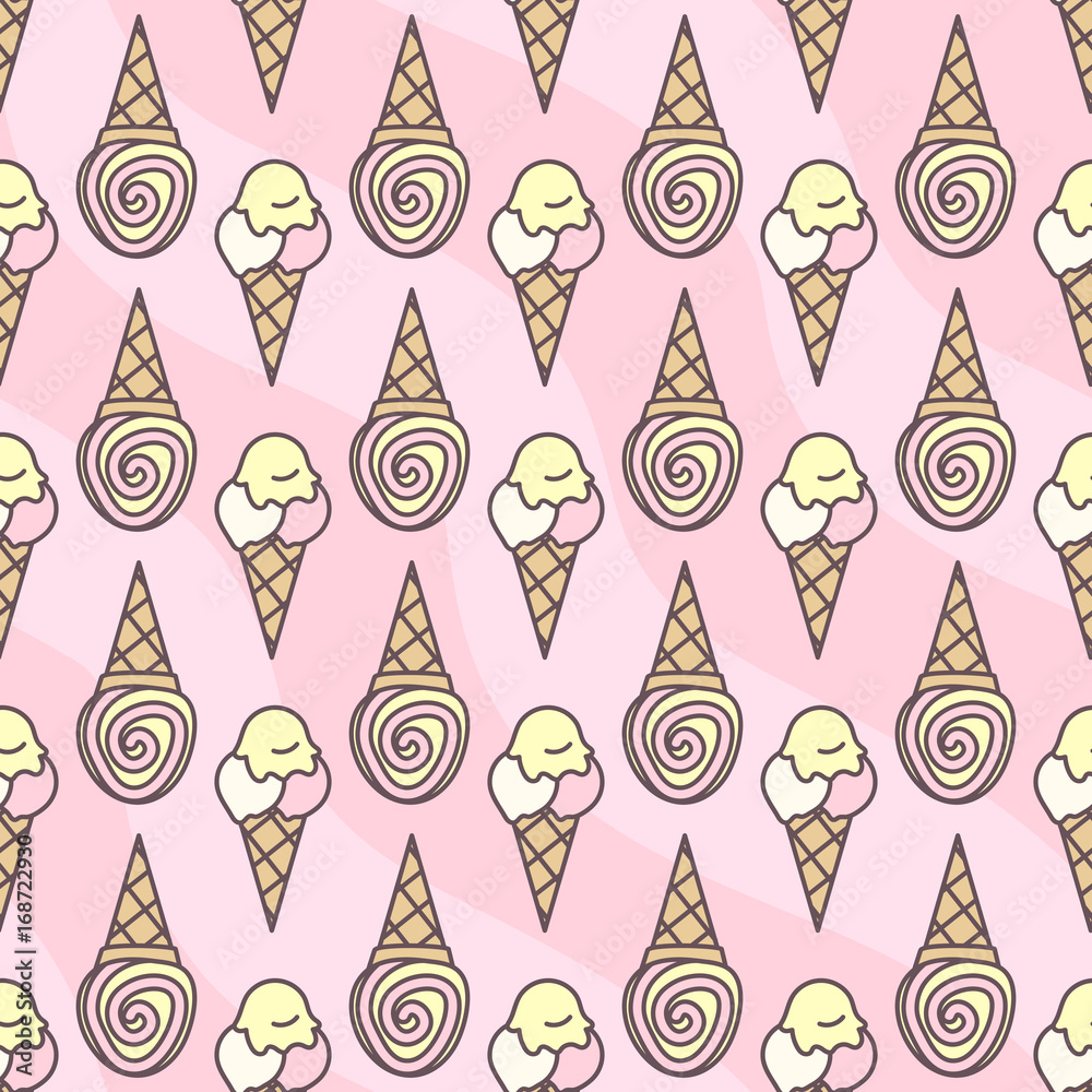 vector seamless pattern. Sweets concept. 031 vector seamless pattern. Sweets concept. 031