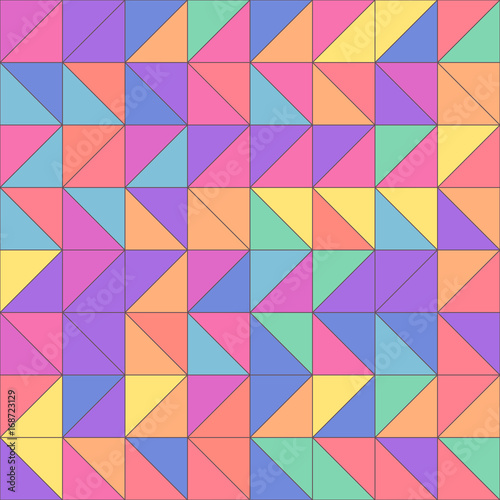 vector mosaic seamless pattern. Geometric texture concept. 052