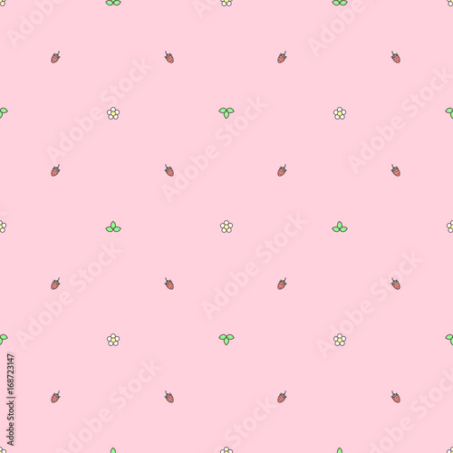 vector seamless pattern. Sweets concept. 039