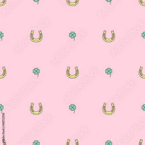 vector seamless pattern. Cute cartoone concept. 009