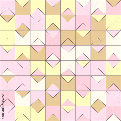 vector mosaic seamless pattern. Geometric texture concept. 096