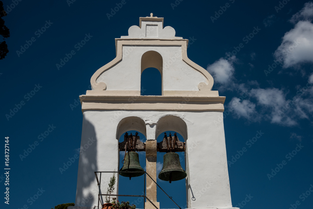 Obraz premium Vlacherna monastery, Corfu Island, Greece