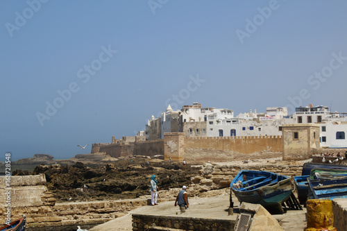 Oriental town in Essaouira, Morocco. Travel oriental. Wanderlust.