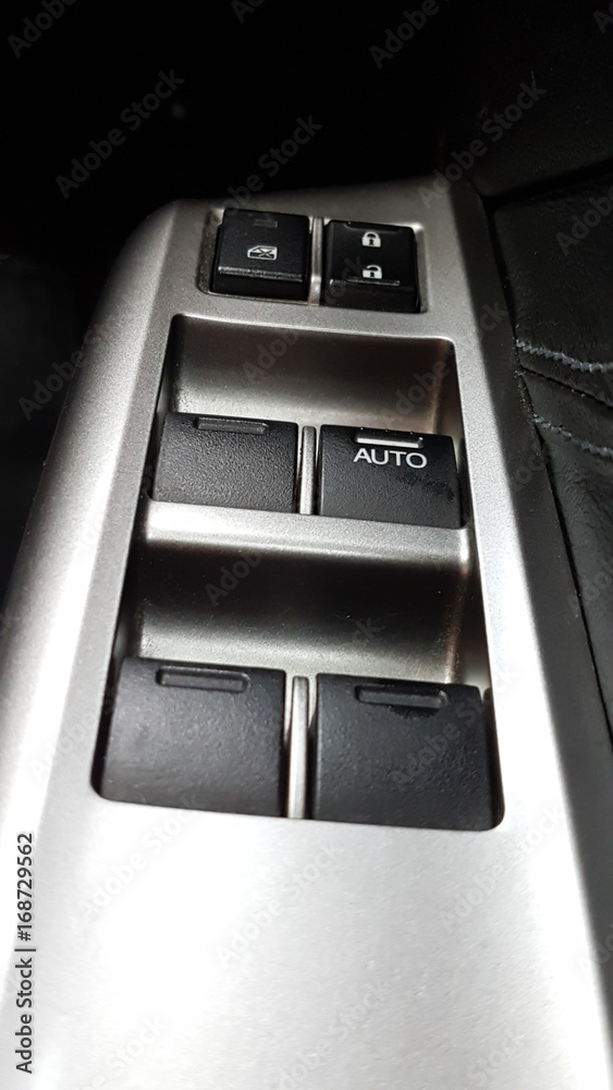 Side dashboard of mirror controller of automate car Side dashboard of mirror controller of automate car