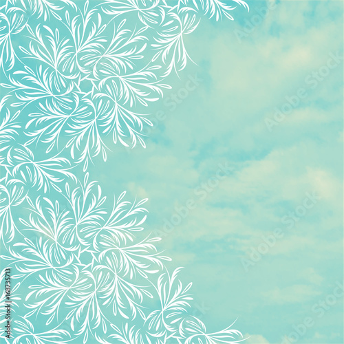 Mandala, background with a medallion