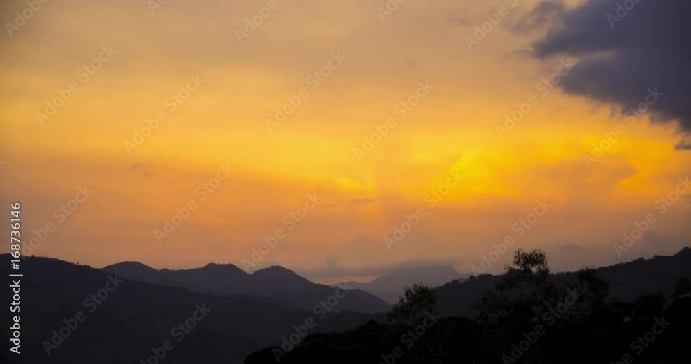 mountains view at sunset time lapse mountains view at sunset time lapse