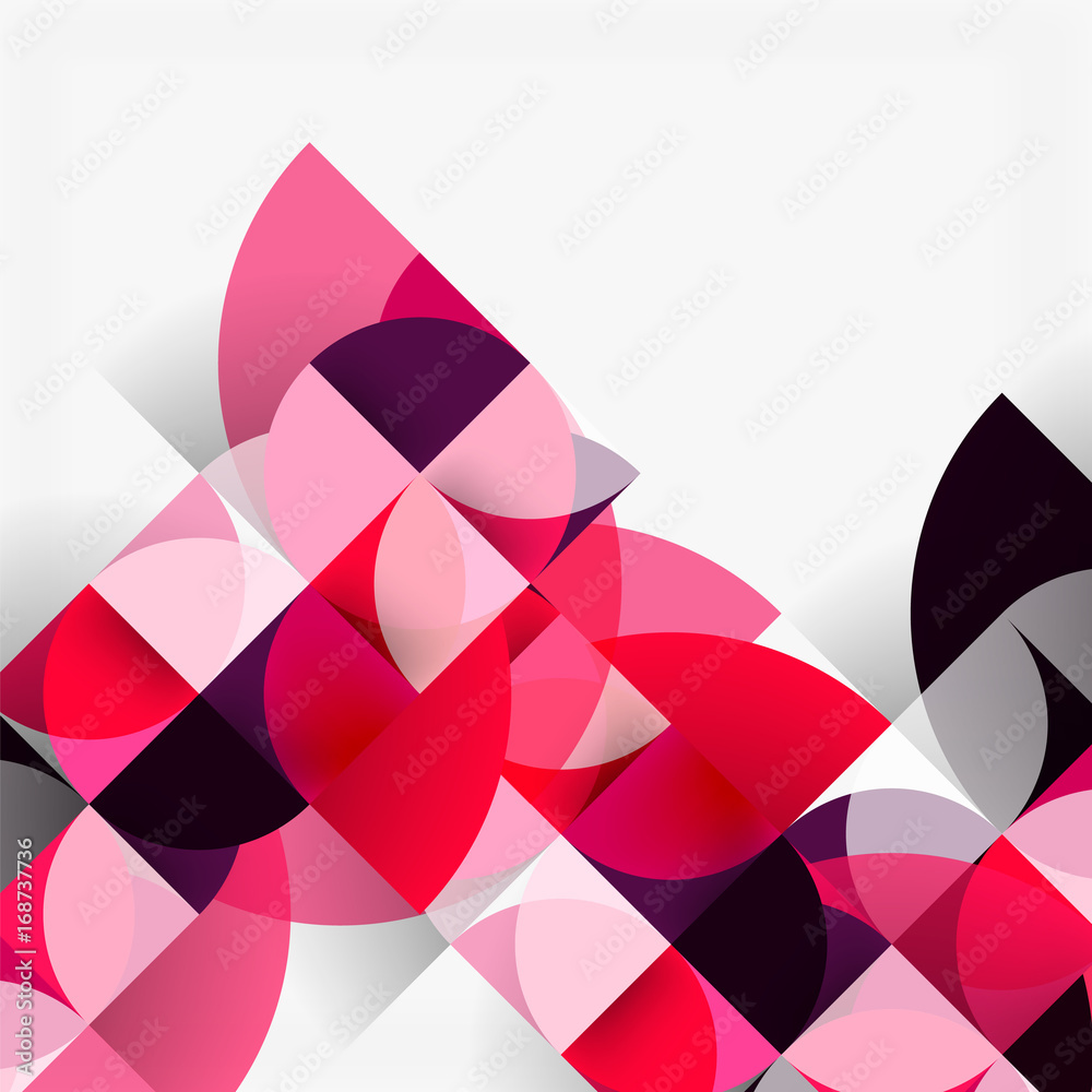 Modern geometrical abstract background circles