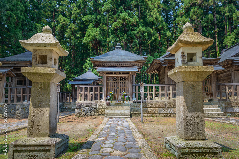 上杉家廟所の風景