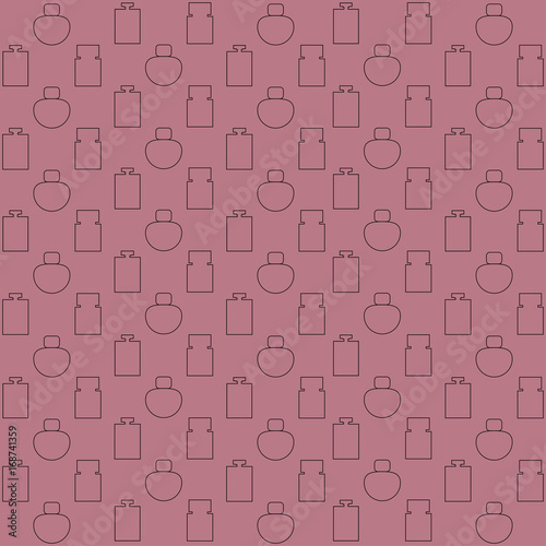 Simple perfume bottles pattern