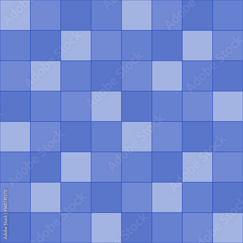 Gradient blue tiles pattern