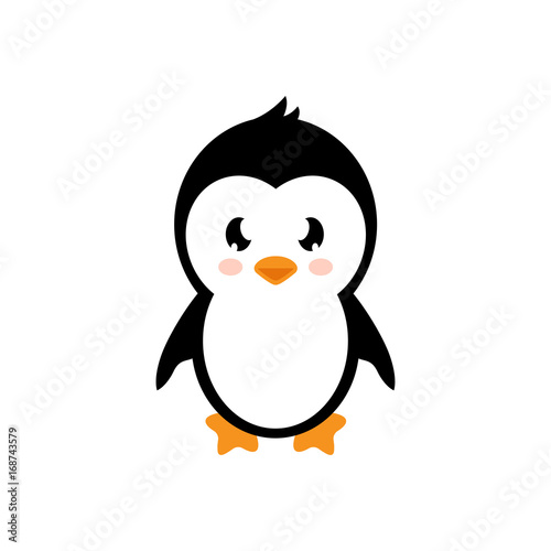 cartoon penguin © julia_january